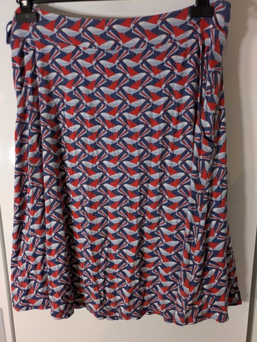White stuff bird pattern - white,