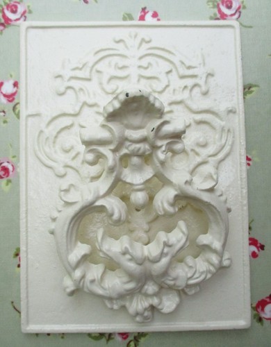 Vintage large cream - vintage, painted