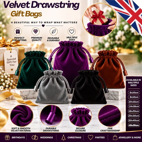 Velvet gift bags - velvet,