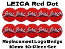 Leica Logo Badge Red 10-Piece