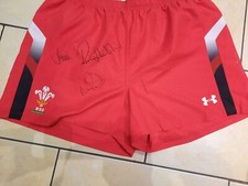 Wales Rugby Union Shorts Signed, New With Tags