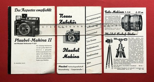 Photo brochure plaubel - x,