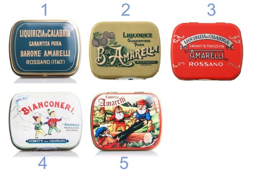 Vintage italian candy - candy, licorice