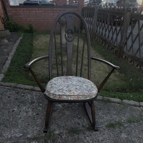 Ercol swanback rocking chair