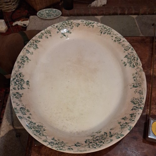 Antique serving plate 44 x - antique, plate,