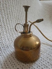 Brass Plant Mister Spritzer Thumb Pump Oil Can Spray Bottle Sprayer
