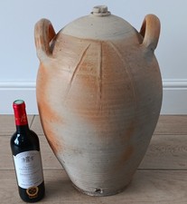 Very Large Antique French Stoneware Pot / Huilier / Walnut Oil Jar