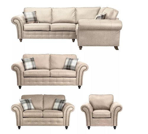 Oakland suede leather corner - suede,