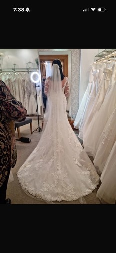 Pronovias lace wedding dress - pronovias,