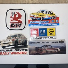 VAUXHALL CHEVETTE  HS HSR Rally Sticker GENUINE OLD STOCK DTV RARE