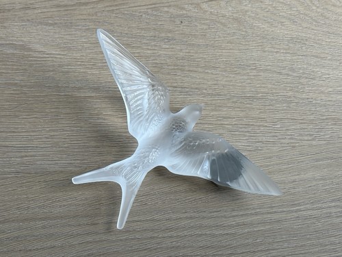 Lalique swallow wall sculpture - lalique,