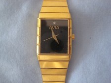 Avia ladies dress watch Gold tone. Boxed. new battery