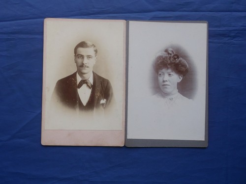 Cdv photos well dressed - x,