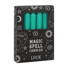 Magic Spell Candles Green LUCK