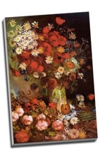 Poppy Flowers By Vincent Van Gogh Canvas Print Wall Art Large 30x20 Inches A1