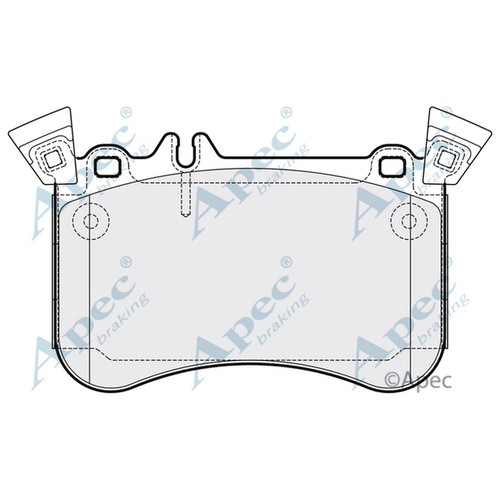 Brake pads set for mercedes - brake,