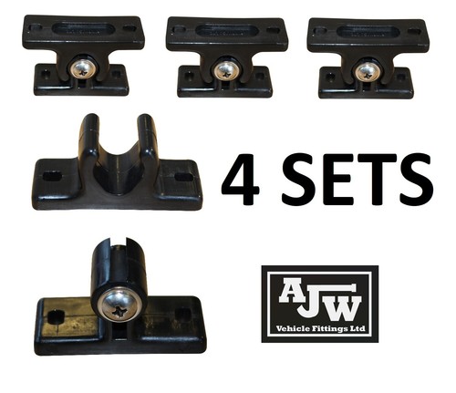 Door retainer black nylon - door,