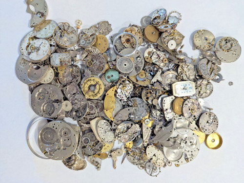 Old vintage watch - vintage, parts