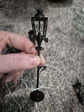 Pair of Miniature street/outdoor lamp posts