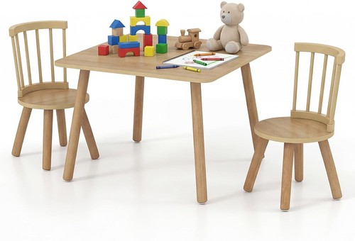 Kids table and chairs - table,