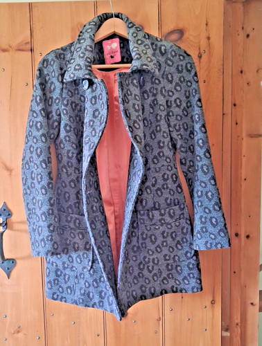 Vintage leopard print coat - print,