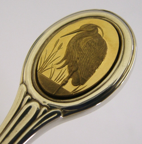 English sterling silver heron - sterling,