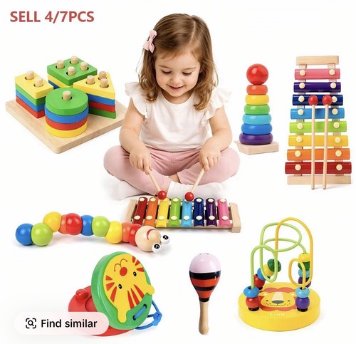 7pcs wooden percussion - 7pcs,