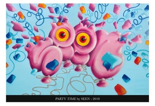 Seen graffiti art party - -,