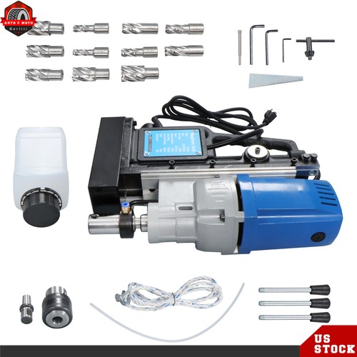Magnetic drill press with - magnetic,