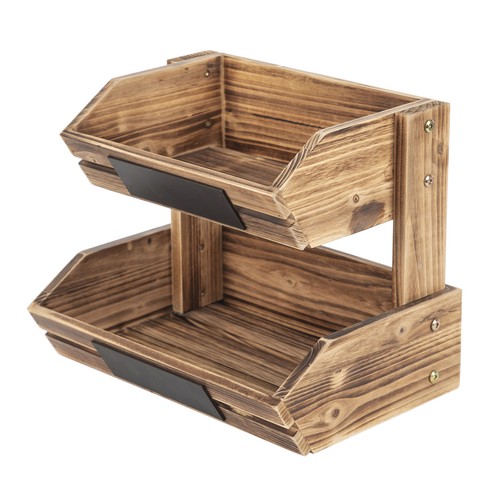 Tier wooden fruit vegetable - wooden,