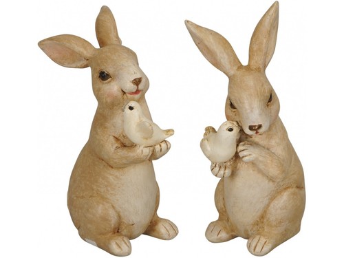 Pair bunny with - with, bird