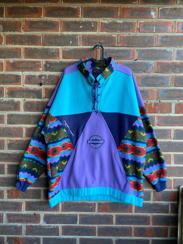 Abstract fleece men large - men's,