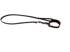 Greyhound leather lead and