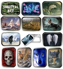  2oz Silver Tobacco Tin. 30