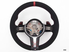 BMW 1 F20 2 F22 3 F30 4 F32 M TECH NEW ALCANTARA LEATHER SHIFT/HEATED red THICK