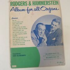all organ RODGERS & HAMMERSTEIN Album for all organ