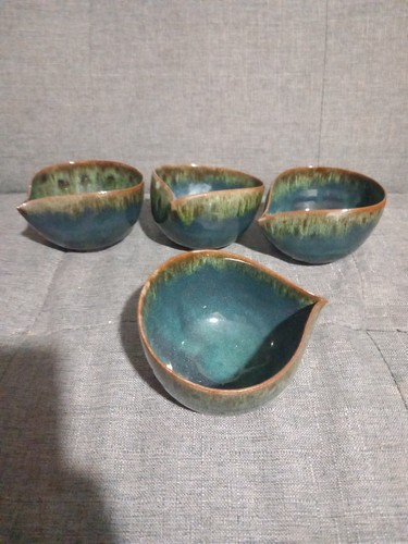 Vintage altered bowls crafted