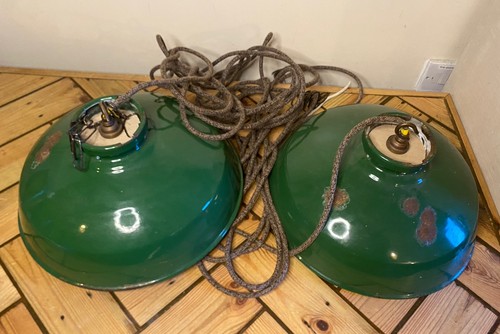 Pair vintage industrial - of,