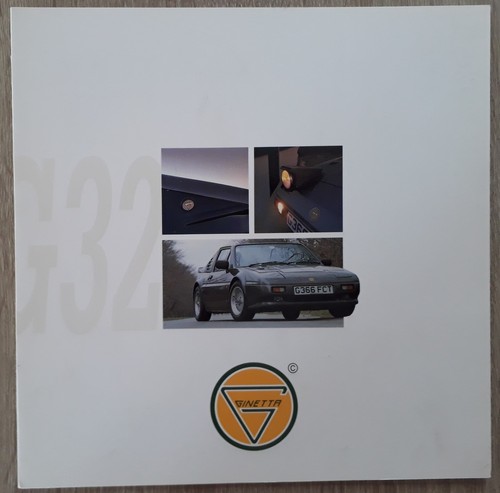 Ginetta g32 brochure 1990 - 1990,