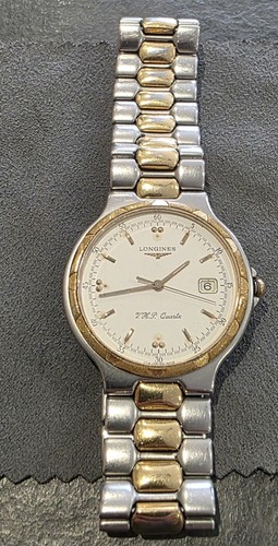 Longines conquest two - conquest, two-tone