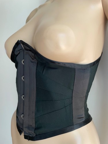 Black waist cincher corset - black,