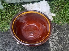 Antique  Vintage,  Buckley Dairy Cream Bowl / Welsh crock  ~  Rustic Pottery .