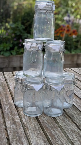 Clear glass clip top - clip,