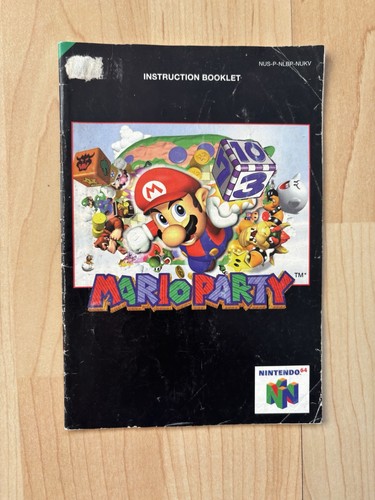 Mario party instruction manual - party,