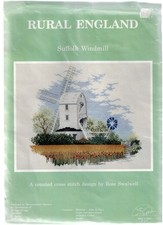Derwentwater Designs - Rural England Suffolk Windmill Counted Cross Stitch Kit