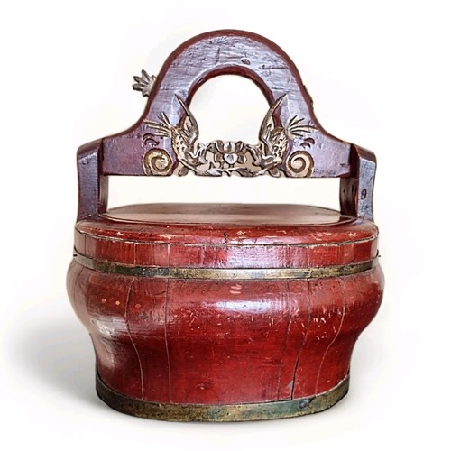 Antique chinese red lacquer - antique,