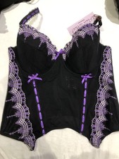 Pour Moi basque Bra black