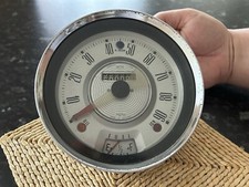 CLASSIC MINI 1959 GENUINE MORRIS SILVER SPEEDO SPEEDOMETER DIAL RARE BMC MK1 850