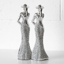 Set of 2 Elegant Lady Figure