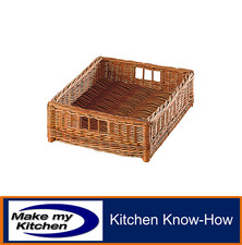 Set of 2 Kitchen Unit Wicker
